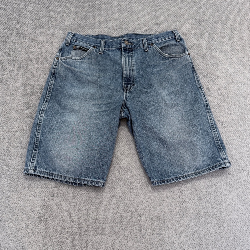 Dickies Denim Shorts Mens 34 Blue Regular Fit Cotton Workwear Jean Shorts
